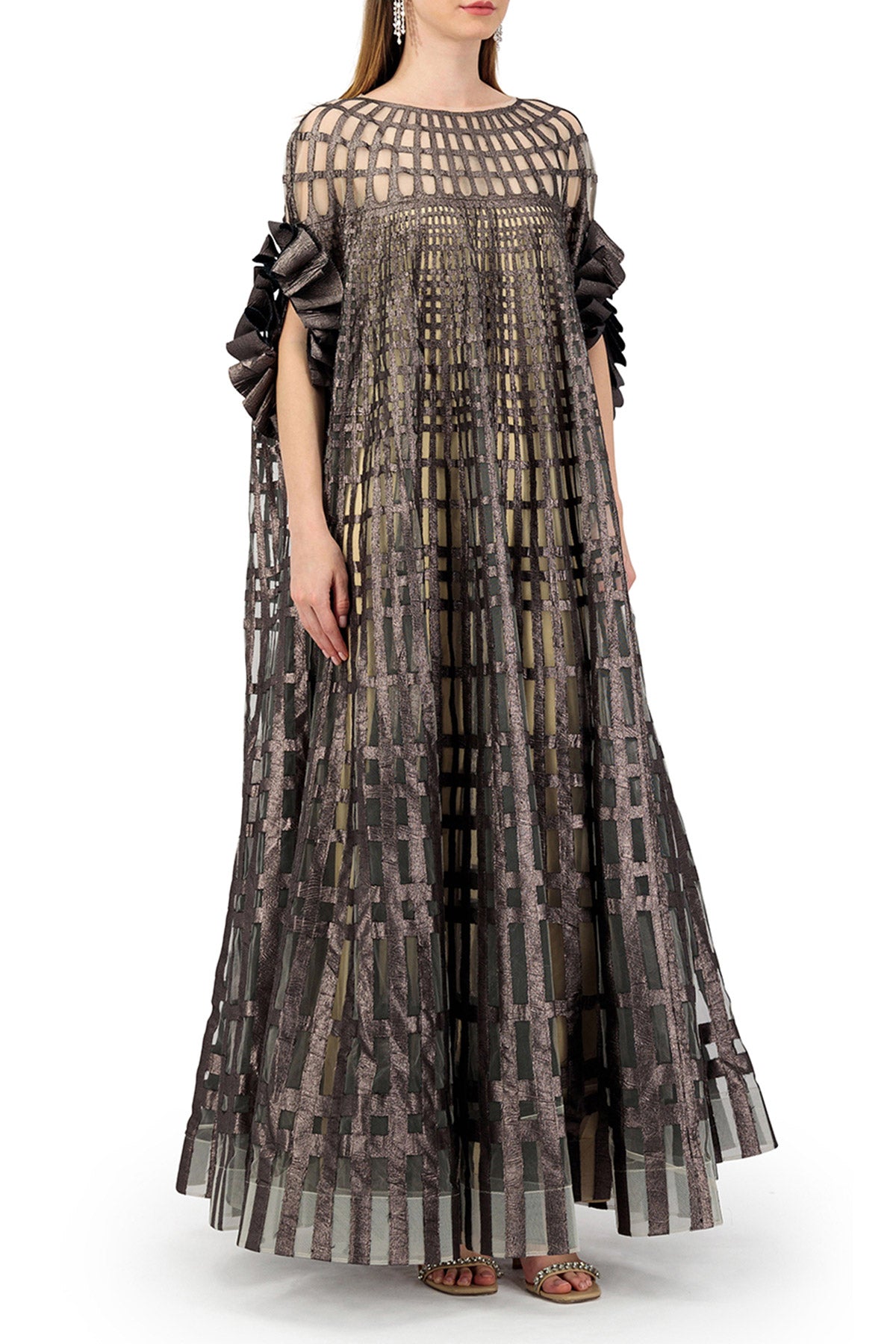 Silver kaftan clearance dress